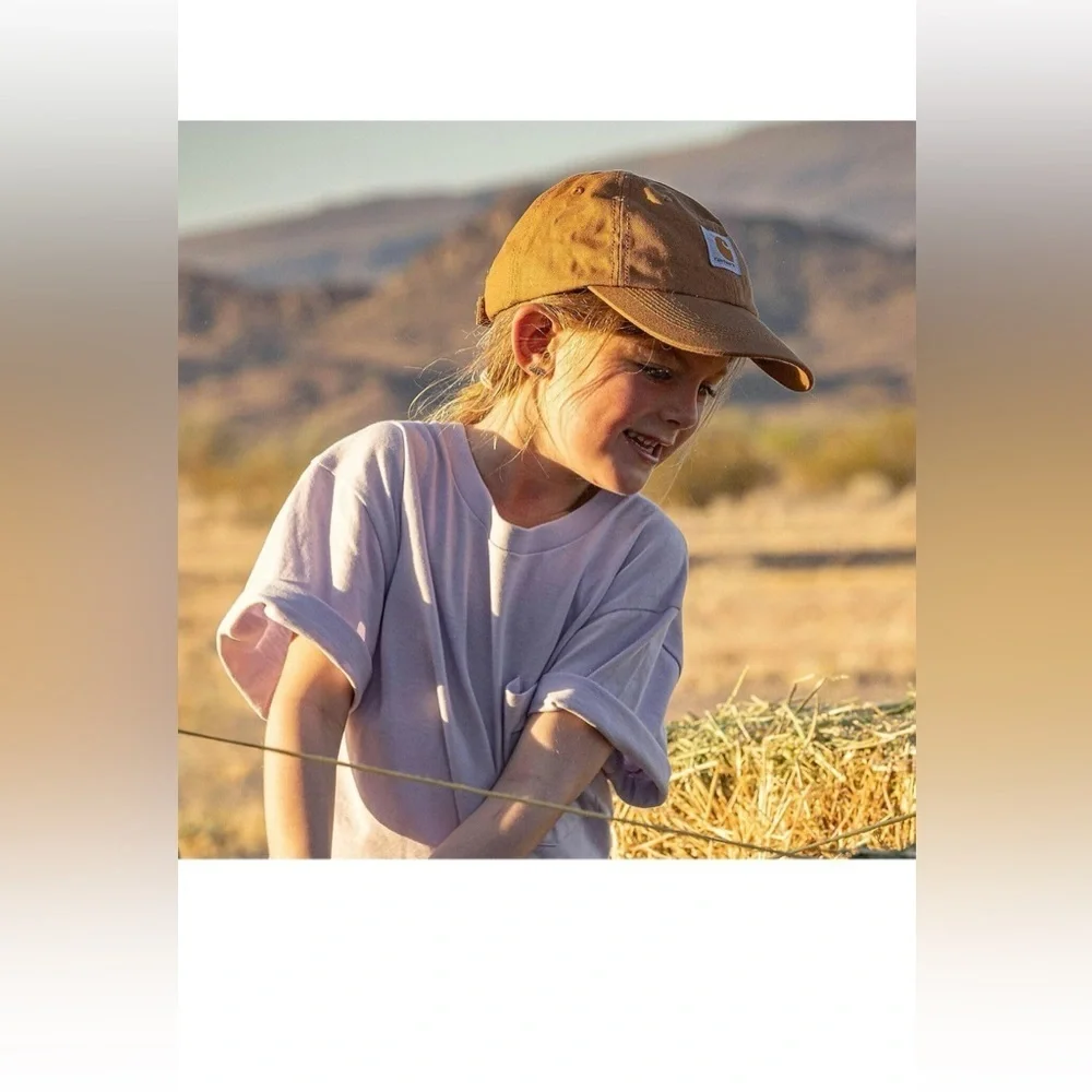 Carhartt Kids' Signature Canvas Baseball Cap Hat